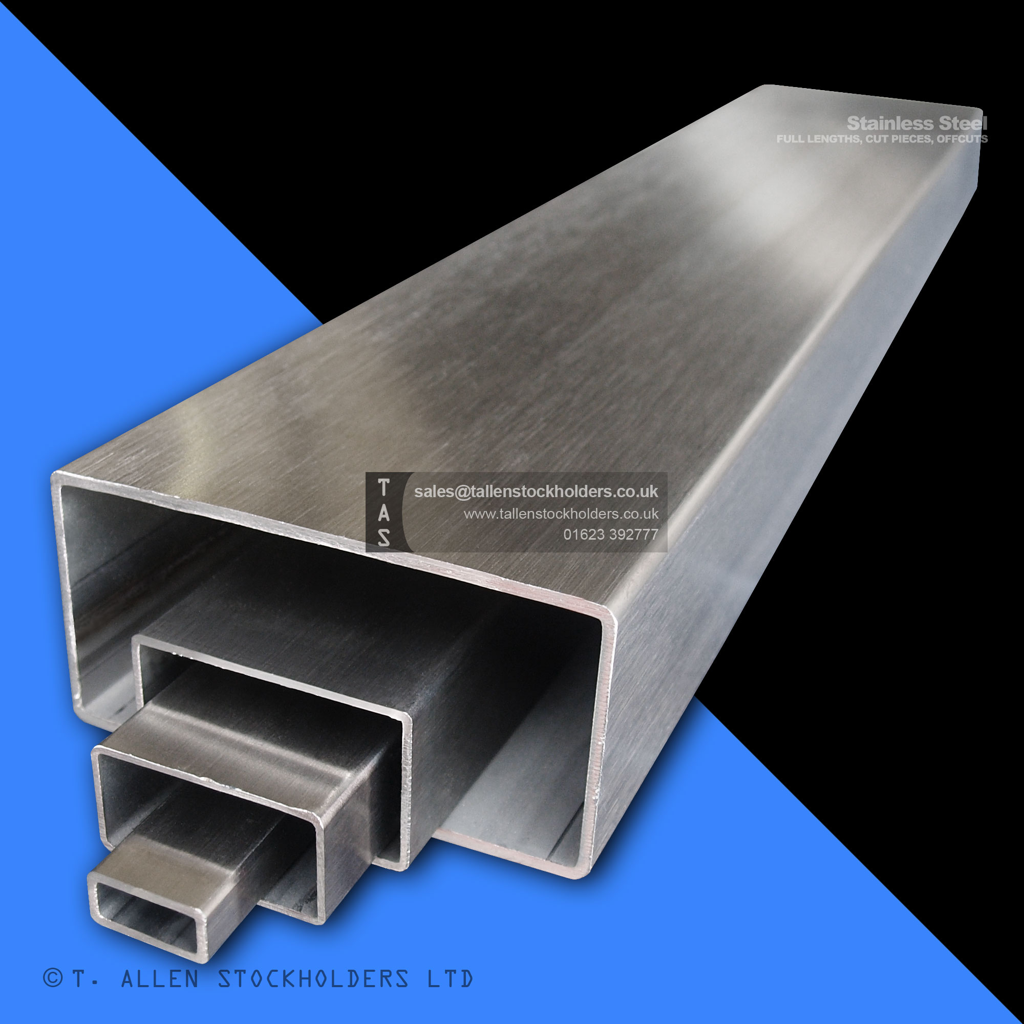 304 & 316 Stainless Steel Rectangular Box Section (RHS) – Structural Stainless Steel Tube